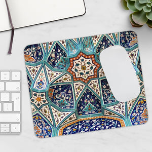 Mosque mugarnas (Complex geometrical interlacing of components to produce three-dimensional surface) Mouse Pad