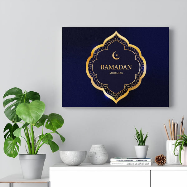 Islamic Wall Art Canvas Print Ramadan Kareem Modern Wall Art Home Decor Artwork Stretched Framed-Ready To Hang Canvas Gallery Wraps
